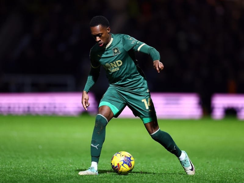 Eight appearances for Huddersfield after left-footer left Plymouth as a free agent this summer.