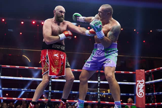 Tyson Fury v Usyk Pic via Matchroom Mark Robinson