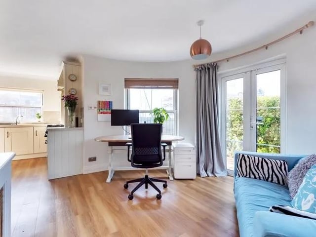 This four bedroom terraced home with views over Camber Dock, Old Portsmouth is on sale for £950,000.