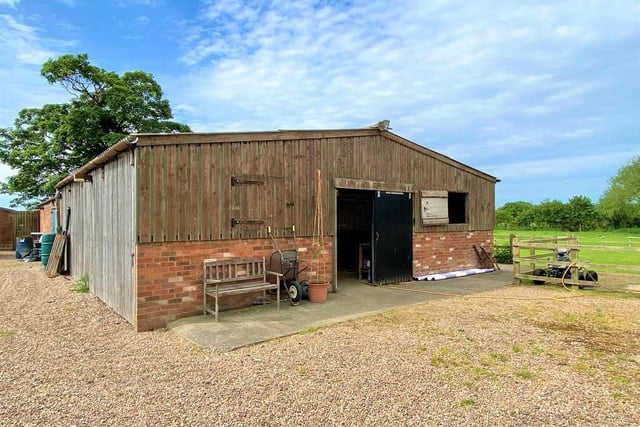 One of the prized assets at The Gables Farm is this sizeable stable-block. Inside are four individual stables.