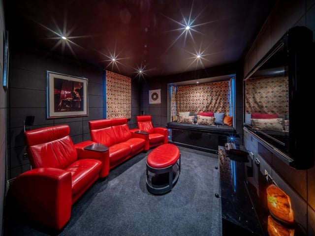 Cinema room.