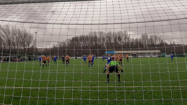 Action from Sheffield's friendly at Handsworth.