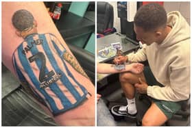 Sheffield Wednesday vice-captain Liam Palmer is now emblazoned on the forearm of Owls fan Luke Middleton for life.