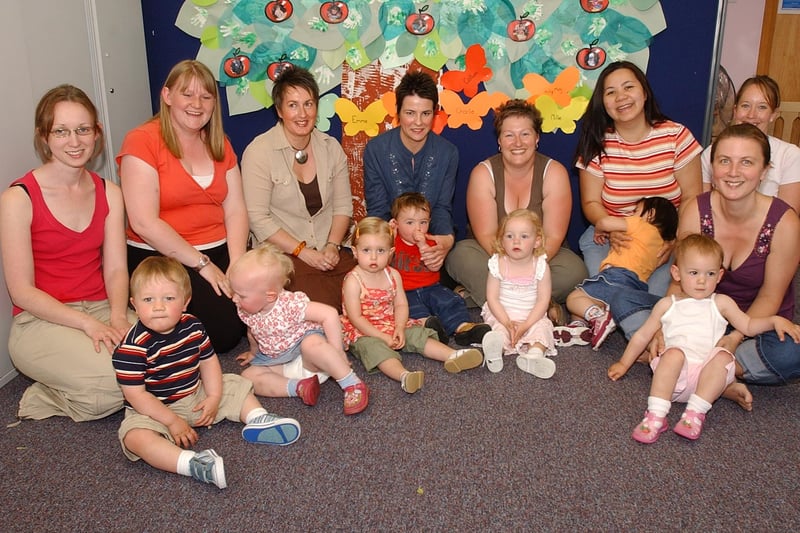 All smiles at the Thorney Close Action Centre from these mums and their children in 2006. Are you pictured?