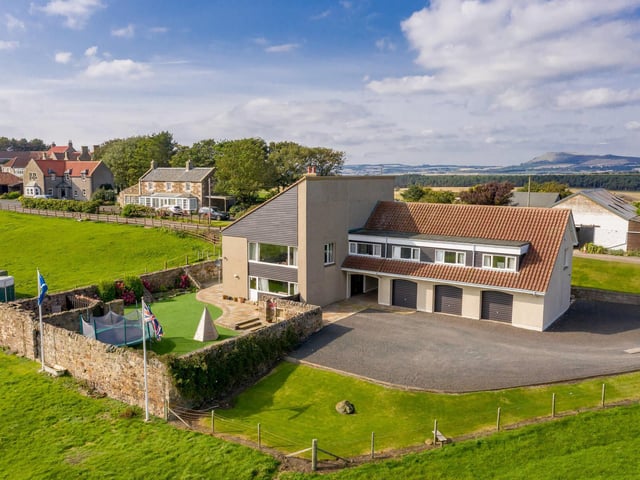 House and garden.