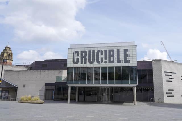 The distinctive Crucible Theatre is famous across the world as the annual venue of the World Snooker Championships, as well as great theatre, and was nominated by several. Picture Scott Merrylees