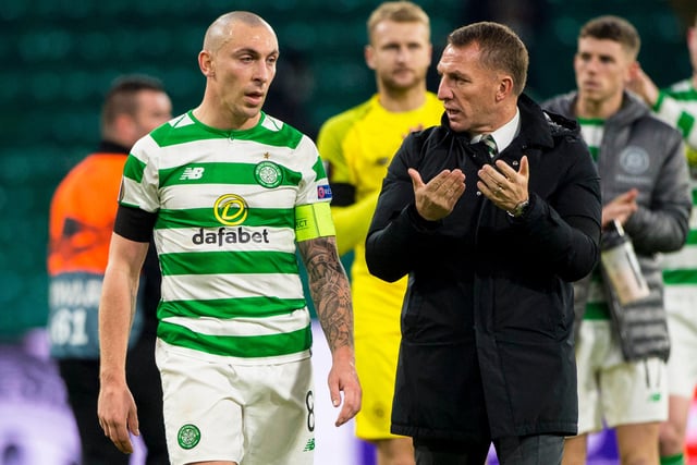 Scott Brown is set for a surprise reunion with former Celtic boss Brendan Rodgers. The midfielder’s departure from Aberdeen was confirmed earlier this week and he is now assessing his options. Rodgers has invited him to spend time with Premier League side Leicester City. He said: “We’re going to have a chat about organising for him to come down because he gave me so much in my time there and I want to try to be reciprocal to him.” (Daily Record)