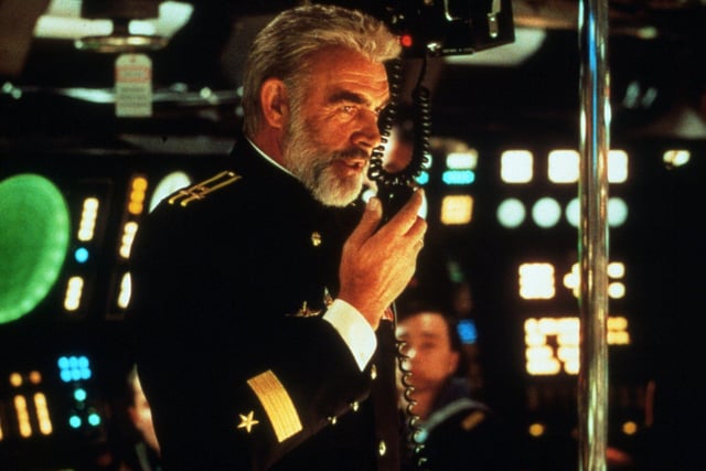 Sean Connery in Hunt for Red October in 1990