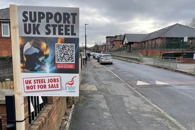 Hundreds of signs in the style of estate agent boards have been put up in front gardens across Sheffield as part of a new campaign.