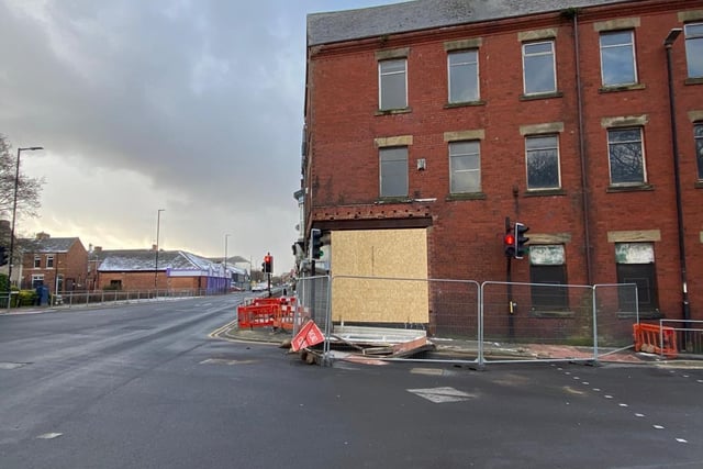 Residents around Raby Road called for action after a large window fell out of the former Northern Textiles shop onto the footpath.