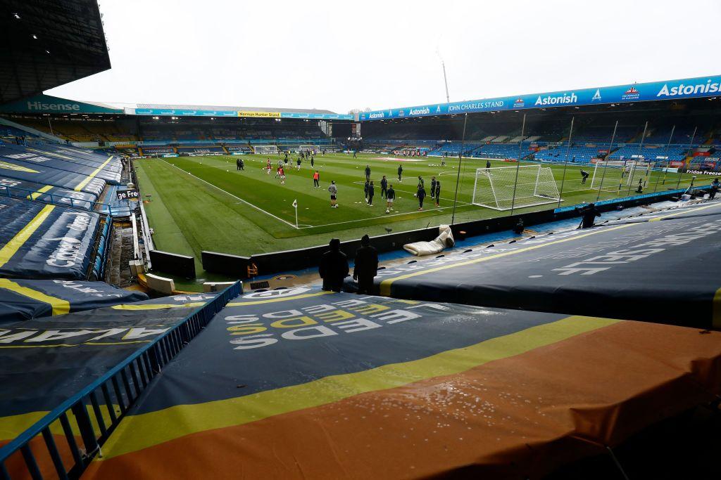 Elland Road. (Photo by JASON CAIRNDUFF/POOL/AFP via Getty Images)
