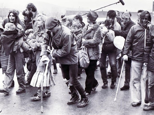 The BBC2 television film "Threads" was filmed entirely on location in Sheffield with many of the city's citizens taking part as 'extras'.