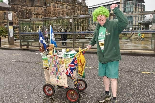 John Burkhill, aged 83, is determined to raise £1 million for Macmillan Cancer Support