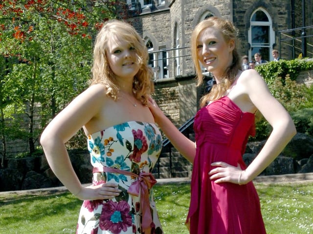 PROM FASHIONS Sixth formers at Birkdale School model clothes for their Prom. Left, Olivia Whitworth and Rebecca Wagstaffe. 2 May 2007
