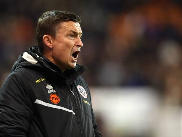 Sheffield United manager Paul Heckingbottom wants to bring a new player to Bramall Lane: Tim Markland/PA Wire.