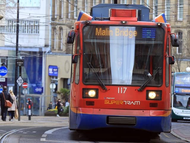 Trams have been suspended on from Manor Top to Halfway because of a broken rail