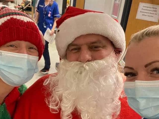 Santa made a special visit to Rachael McLean-Carlin during Christmas of 2020.