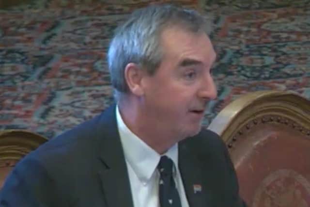 Coun David Barker, chair of Sheffield City Council's licensing sub-committee. Picture: Sheffield Council webcast