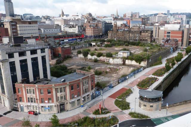 Three central sites - Fargate, Castlegate, and the former John Lewis store will be the focus of targeted development projects.