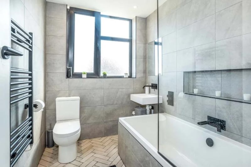 This three bed terraced house in Copnor Road, Portsmouth is on the market for £350,000. Look inside the bathroom.