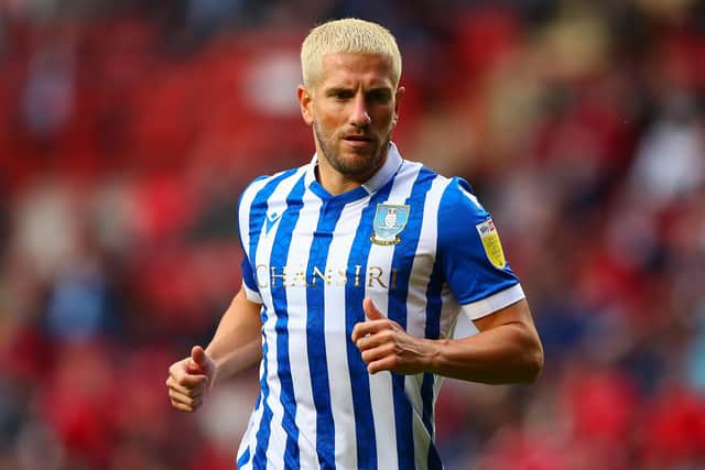 Sam Hutchinson went off at half-time in Sheffield Wednesday's win over Fleetwood Town.