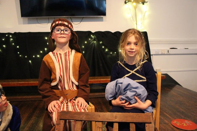 The children in year 1 and 2  at Belford Primary enjoyed performing their nativity to the rest of school.