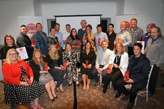 Winners of The Star Small Business Awards 2021, pictured at Whirlow Brook Hall.