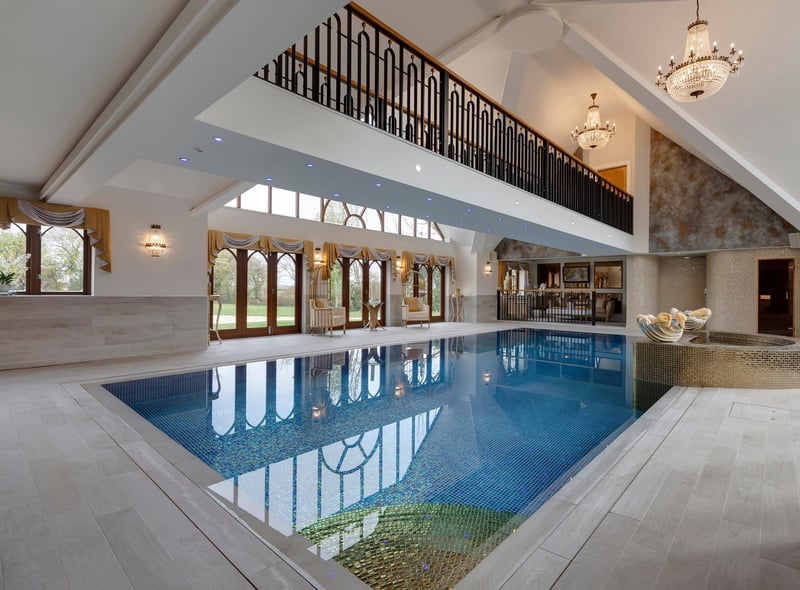 Splash out in this beautiful swimming pool