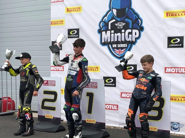 Edwinstowe's Joshua Williams made his international debut at the FIM MiniGP World Series Final in Valencia