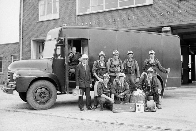 1972 and Mansfield Woodhouse Mines Rescue Team - do you recognise anyone here?