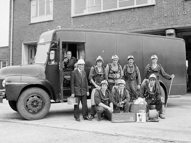 1972 and Mansfield Woodhouse Mines Rescue Team - do you recognise anyone here?
