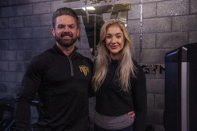 Gym owners and Personal Trainers Matt Wielunski and Alice McCosh are happy to be back training their clients again.