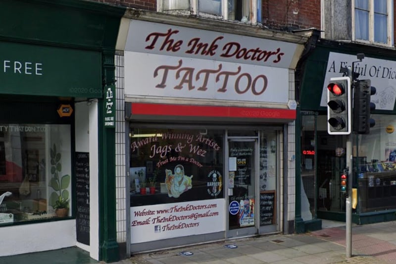 The Ink Doctors in Elm Grove, Southsea, was voted the area's 3rd best tattoo studio.
