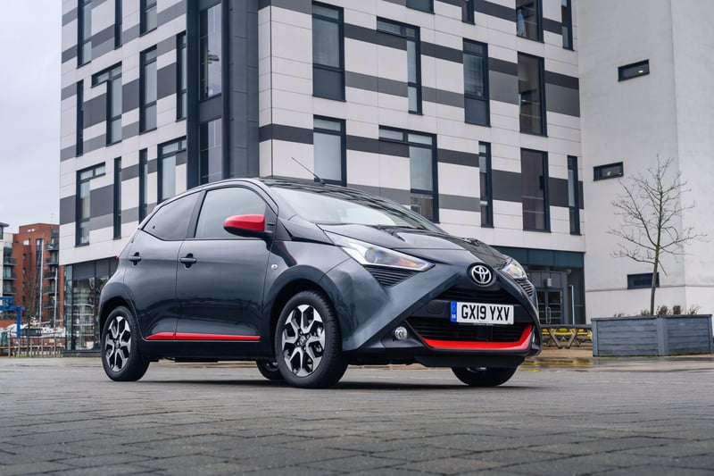 Toyota Aygo, £13,345The third in our closely related city car club, this time with the ever-reliable Toyota badge attached. Your extra £25 over the 108 gets you a more stylish front end, lane departure warning, pre-collision assist and a reversing camera.