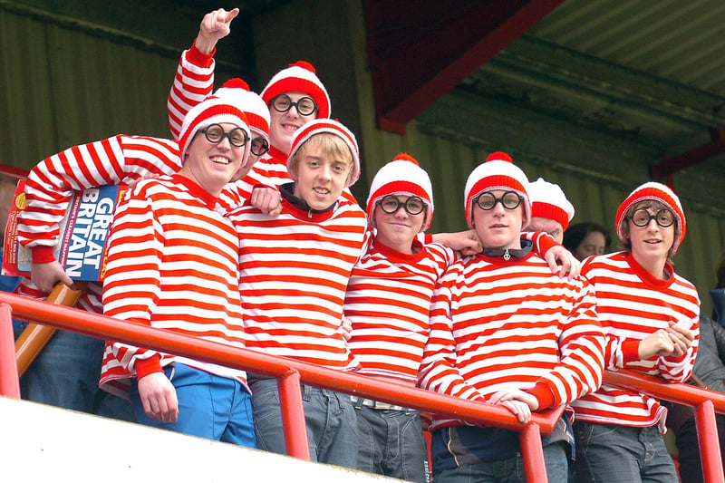Pools fans turned out in style for the 2010 match with Brentford. Are you pictured?