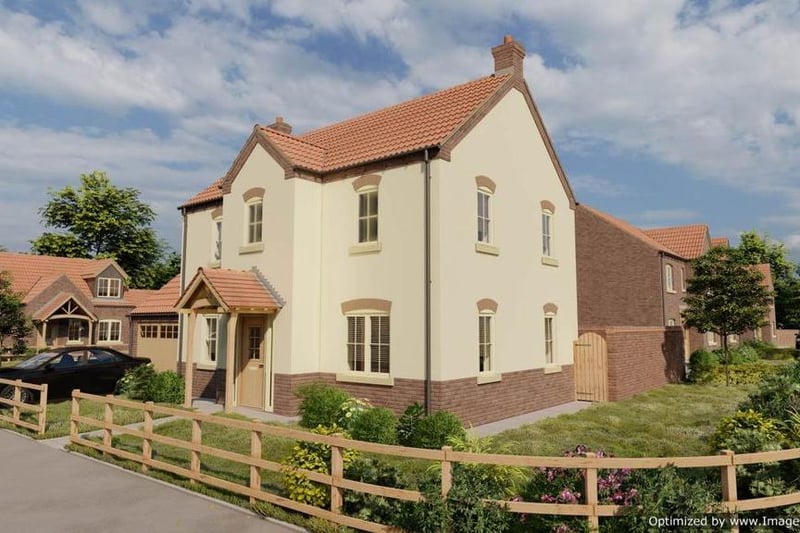 This three-bed detached has an en-suite to master bedroom. Price: £245,000.