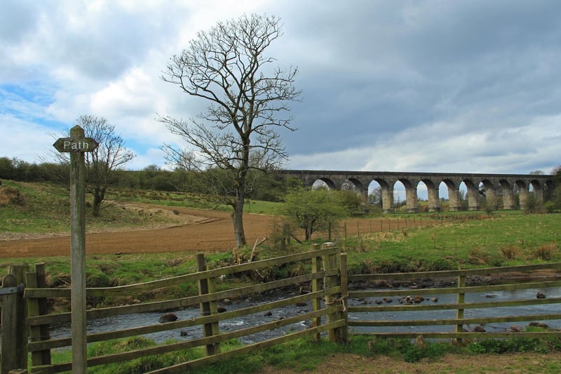 Railway viaduct at Westfield, near Avon Bridge (Pic: William Chalmers)