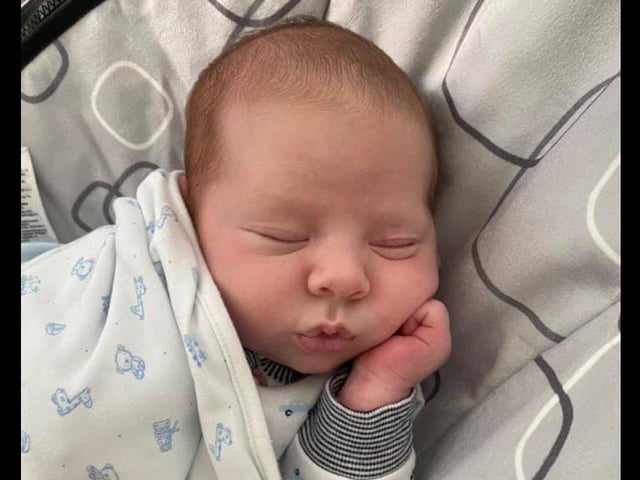 Oscar James Rippon was born on April 15.