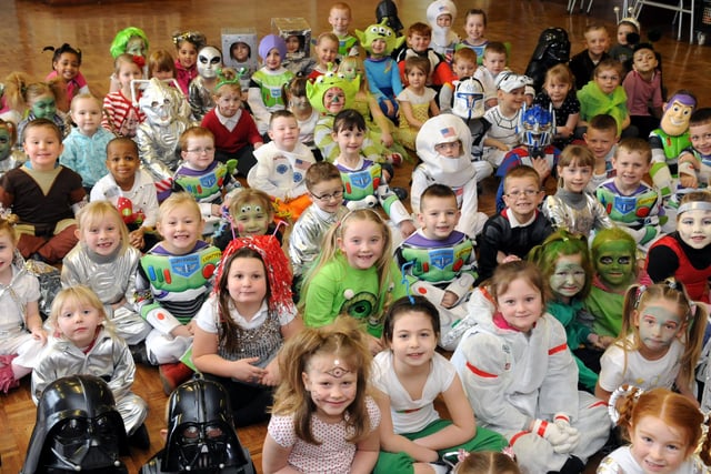 Monkton Infants school pupils have a Space themed day to celebrate World Book Day. Does this bring back memories from 2011?