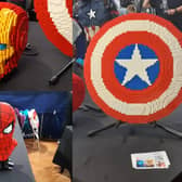 One of the most popular displays at the event featured these marvel inspired creations.