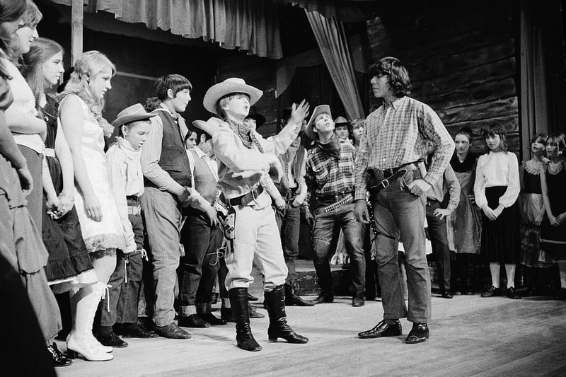 Shirebrook Comprehensive School's 1971 performance of 'Calamity Jane'. Do you recognise any of the performers?