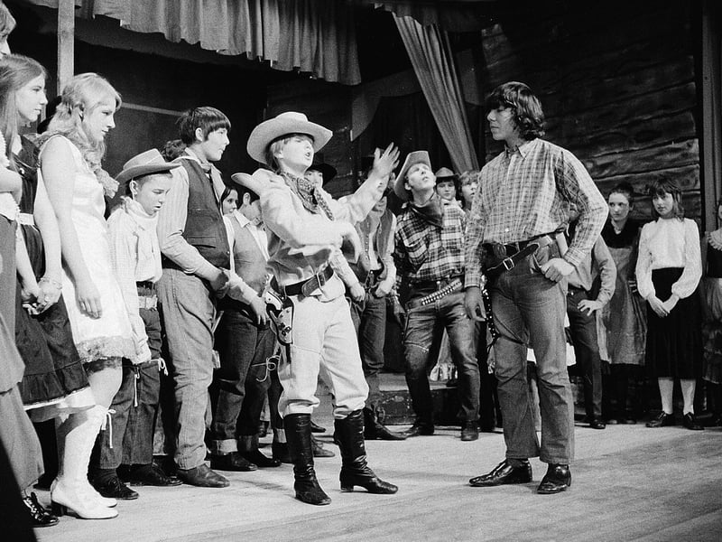 Shirebrook Comprehensive School's 1971 performance of 'Calamity Jane'. Do you recognise any of the performers?