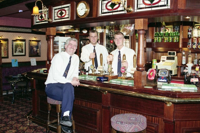 The Coopers Tavern 30 years ago and in the picture were, left to right; Bill Walton, Christopher Orwin and Jim Robson.