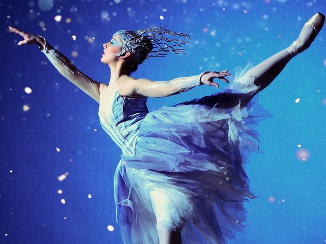 Join Ballet Theatre UK for its magical re-telling of 'The Snow Queen', Hans Christian Andersen's classic fairytale. The spectacular production at the Palace Theatre in Mansfield on Sunday (3 pm) features a renowned company of international dancers, beautiful costumes and glittering stage sets.