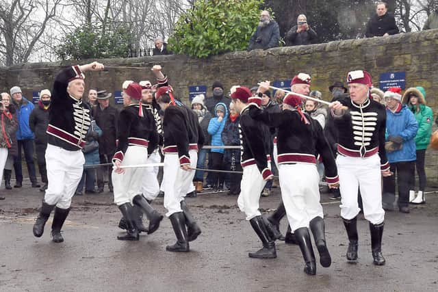 The dancers broke tradition to perform on Boxing Day. They hold a performance every December 26, but it fell on a Sunday, which they traditionally also never dance on... but they put on their show all the same.