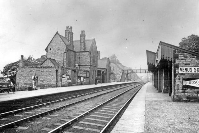 Deepcar Station is pictured here sometime between 1900 and 1919. It closed in 1959 and the station building is now a house.