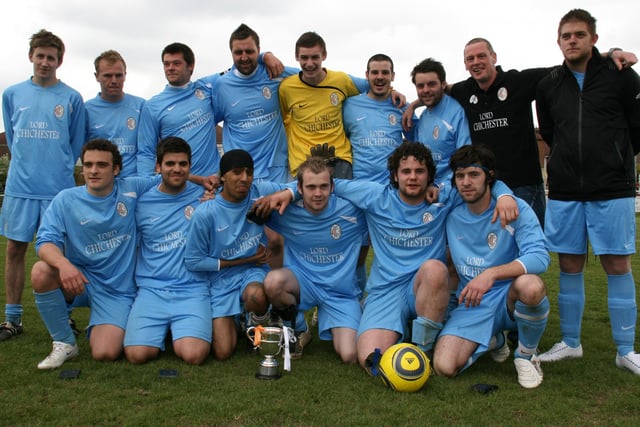 Lord Chichester after winning the Portsmouth Sunday League's Adelaide Cup, May 2010. Picture: Kevin Shipp