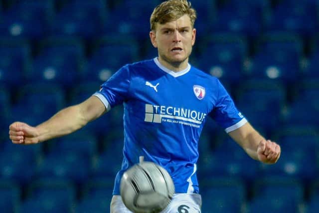 Chesterfield conceded two second half goals as they fell to defeat at Stockport County on Saturday.