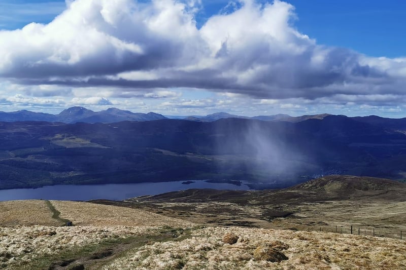 Sarah Paterson took this dramatic picture from the top of the Tarmachan Ridge, near Callander.