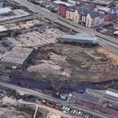 The plot of land beside the River Don in Neepsend, Sheffield, where a new park and 572 homes are planned. Photo: Google
